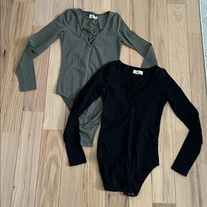 Set of 2 Hollister bodysuits